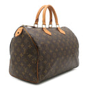 ルイヴィトン LOUIS VUITTON スピーディ 35 M41524 モノグラム モノグラムキャンバス ハンドバッグ ゴールド金具 茶 ボストン