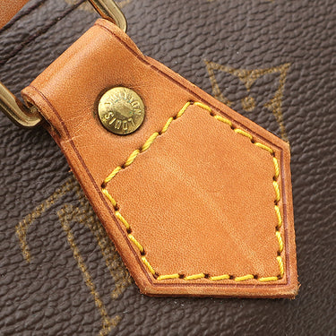 ルイヴィトン LOUIS VUITTON スピーディ 35 M41524 モノグラム モノグラムキャンバス ハンドバッグ ゴールド金具 茶 ボストン