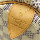 ルイヴィトン LOUIS VUITTON スピーディ30 N41533 ダミエアズール ダミエアズールキャンバス ハンドバッグ ゴールド金具 白 ボストン 鍵・パドロック欠品