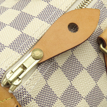 ルイヴィトン LOUIS VUITTON スピーディ30 N41533 ダミエアズール ダミエアズールキャンバス ハンドバッグ ゴールド金具 白 ボストン 鍵・パドロック欠品