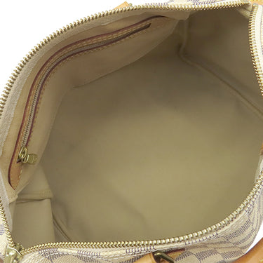 ルイヴィトン LOUIS VUITTON スピーディ30 N41533 ダミエアズール ダミエアズールキャンバス ハンドバッグ ゴールド金具 白 ボストン 鍵・パドロック欠品