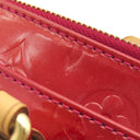 ルイヴィトン LOUIS VUITTON ローズウッド アヴェニュー M93507 ポムダムール モノグラムヴェルニ ショルダーバッグ ゴールド金具 赤