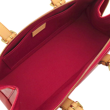 ルイヴィトン LOUIS VUITTON ローズウッド アヴェニュー M93507 ポムダムール モノグラムヴェルニ ショルダーバッグ ゴールド金具 赤