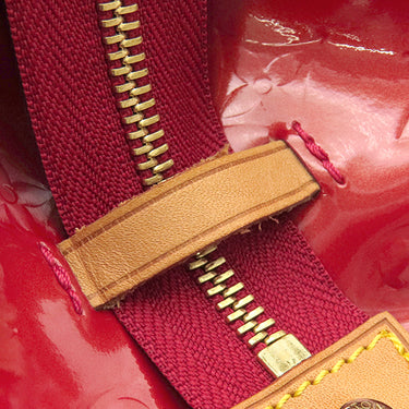 ルイヴィトン LOUIS VUITTON ローズウッド アヴェニュー M93507 ポムダムール モノグラムヴェルニ ショルダーバッグ ゴールド金具 赤