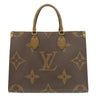 ルイヴィトン LOUIS VUITTON オンザゴー MM M45321 モノグラム×モノグラムリバースキャンバス モノグラムキャンバス モノグラムリバースキャンバス トートバッグ ゴールド金具 ハンドバッグ トート