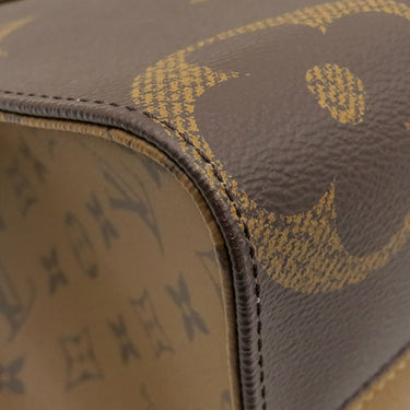 ルイヴィトン LOUIS VUITTON オンザゴー MM M45321 モノグラム×モノグラムリバースキャンバス モノグラムキャンバス モノグラムリバースキャンバス トートバッグ ゴールド金具 ハンドバッグ トート