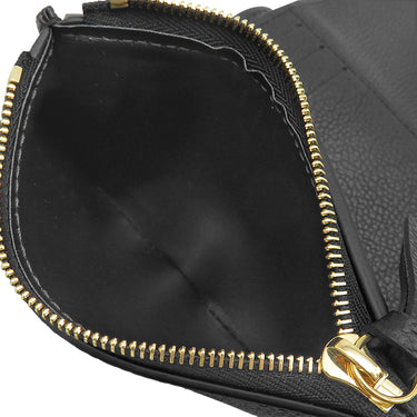 ルイヴィトン LOUIS VUITTON ポルトフォイユ ヴィクトリーヌ M80968 ブラック×ベージュ モノグラムアンプラント バイカラーモノグラムアンプラント 三つ折り財布 ゴールド金具 コンパクト
