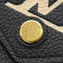 ルイヴィトン LOUIS VUITTON ポルトフォイユ ヴィクトリーヌ M80968 ブラック×ベージュ モノグラムアンプラント バイカラーモノグラムアンプラント 三つ折り財布 ゴールド金具 コンパクト