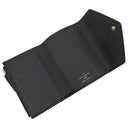 ルイヴィトン LOUIS VUITTON ポルトフォイユ ヴィクトリーヌ M80968 ブラック×ベージュ モノグラムアンプラント バイカラーモノグラムアンプラント 三つ折り財布 ゴールド金具 コンパクト