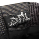 エルメス HERMES エールライン ポシェット 100967M グレー キャンバス ショルダーバッグ ショルダー 斜め掛け
