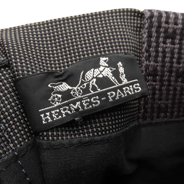 エルメス HERMES エールライン ポシェット 100967M グレー キャンバス ショルダーバッグ ショルダー 斜め掛け