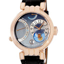 腕時計 ハリーウィンストン Harry Winston プルミエール エキセンター タイムゾーン 200/MMTZ39R 手巻き メンズ OH済 K18PG無垢 デュアルタイム