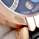 腕時計 ハリーウィンストン Harry Winston プルミエール エキセンター タイムゾーン 200/MMTZ39R 手巻き メンズ OH済 K18PG無垢 デュアルタイム