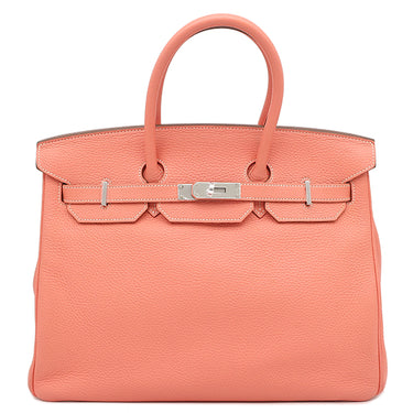 エルメス HERMES バーキン35 クレヴェット トリヨンクレマンス ハンドバッグ シルバー金具