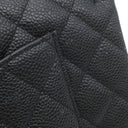 シャネル CHANEL マトラッセ 25 Wチェーン A01112 ブラック×ボルドー キャビアスキン ショルダーバッグ シルバー金具 ダブルフラップ
