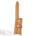 エルメス HERMES 純正 レザーバンド エトゥープ レザー 腕時計パーツ 替え スペア 交換 ベルト 本革 13mm エトゥープ グレージュ バネ棒 白ステッチ