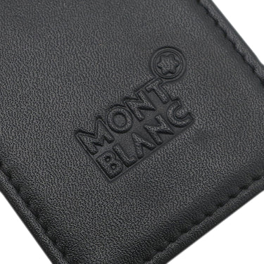 モンブラン Montblanc マイスターシュテュック 2本用 ペンポーチ ブラック レザー ペンケース シルバー金具 ホワイトスター ペン入れ 2本 2本差し