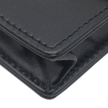 モンブラン Montblanc マイスターシュテュック 2本用 ペンポーチ ブラック レザー ペンケース シルバー金具 ホワイトスター ペン入れ 2本 2本差し