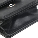 モンブラン Montblanc マイスターシュテュック 2本用 ペンポーチ ブラック レザー ペンケース シルバー金具 ホワイトスター ペン入れ 2本 2本差し