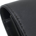 モンブラン Montblanc マイスターシュテュック 2本用 ペンポーチ ブラック レザー ペンケース シルバー金具 ホワイトスター ペン入れ 2本 2本差し
