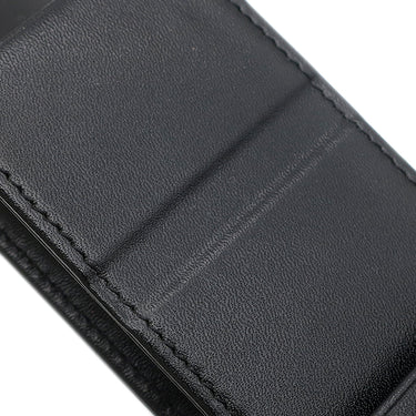 モンブラン Montblanc マイスターシュテュック 2本用 ペンポーチ ブラック レザー ペンケース シルバー金具 ホワイトスター ペン入れ 2本 2本差し