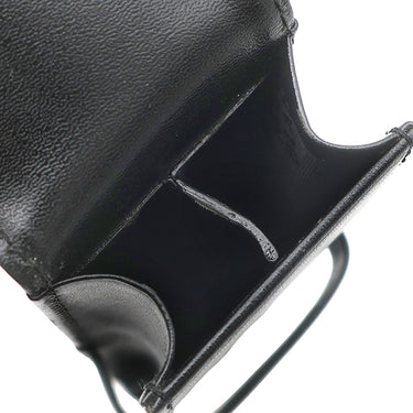 モンブラン Montblanc マイスターシュテュック 2本用 ペンポーチ ブラック レザー ペンケース シルバー金具 ホワイトスター ペン入れ 2本 2本差し