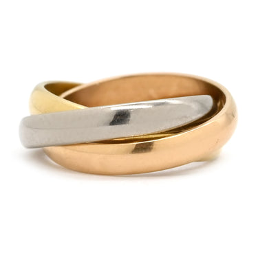 カルティエ Cartier トリニティ チャーム ホワイトゴールド×イエローゴールド×ピンクゴールド K18WG K18YG K18PG ダイヤモンド ペンダントトップ ネックレストップ 3カラー 3連 18K 750