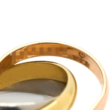 カルティエ Cartier トリニティ チャーム ホワイトゴールド×イエローゴールド×ピンクゴールド K18WG K18YG K18PG ダイヤモンド ペンダントトップ ネックレストップ 3カラー 3連 18K 750