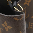 ルイヴィトン LOUIS VUITTON ネオノエ M44020 ノワール モノグラムキャンバス ショルダーバッグ ゴールド金具 茶 黒 巾着 ショルダー