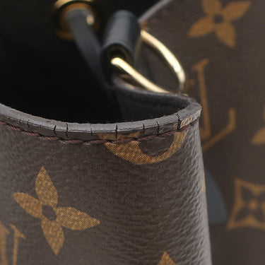 ルイヴィトン LOUIS VUITTON ネオノエ M44020 ノワール モノグラムキャンバス ショルダーバッグ ゴールド金具 茶 黒 巾着 ショルダー