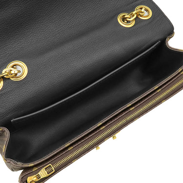 ルイヴィトン LOUIS VUITTON サック マルソー M46126 モノグラム×ノワール モノグラムキャンバス レザー ショルダーバッグ ゴールド金具 チェーンショルダー