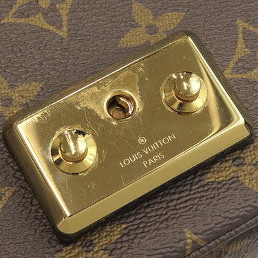 ルイヴィトン LOUIS VUITTON サック マルソー M46126 モノグラム×ノワール モノグラムキャンバス レザー ショルダーバッグ ゴールド金具 チェーンショルダー