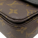 ルイヴィトン LOUIS VUITTON サック マルソー M46126 モノグラム×ノワール モノグラムキャンバス レザー ショルダーバッグ ゴールド金具 チェーンショルダー