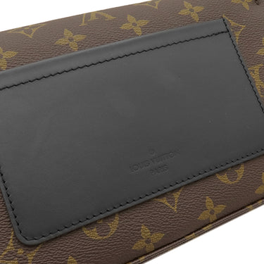 ルイヴィトン LOUIS VUITTON サック マルソー M46126 モノグラム×ノワール モノグラムキャンバス レザー ショルダーバッグ ゴールド金具 チェーンショルダー