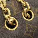 ルイヴィトン LOUIS VUITTON サック マルソー M46126 モノグラム×ノワール モノグラムキャンバス レザー ショルダーバッグ ゴールド金具 チェーンショルダー