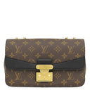 ルイヴィトン LOUIS VUITTON サック マルソー M46126 モノグラム×ノワール モノグラムキャンバス レザー ショルダーバッグ ゴールド金具 チェーンショルダー