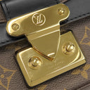 ルイヴィトン LOUIS VUITTON サック マルソー M46126 モノグラム×ノワール モノグラムキャンバス レザー ショルダーバッグ ゴールド金具 チェーンショルダー