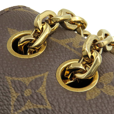 ルイヴィトン LOUIS VUITTON サック マルソー M46126 モノグラム×ノワール モノグラムキャンバス レザー ショルダーバッグ ゴールド金具 チェーンショルダー