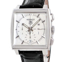 腕時計 タグホイヤー TAG Heuer モナコ CW2119 自動巻き メンズ OH済 ホワイト シェル スクエア クロノグラフ デイト スモールセコンド