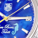 腕時計 タグホイヤー TAG Heuer ニューアクアレーサー ボラボラ WAF211N.BA0806 自動巻き メンズ ブルー シェル 逆回転防止ベゼル 限定