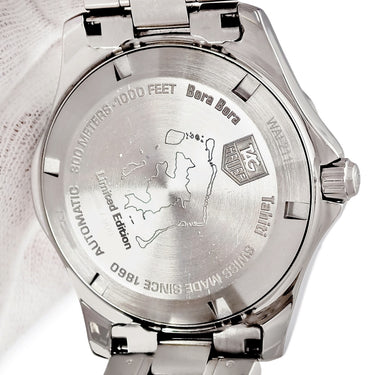 腕時計 タグホイヤー TAG Heuer ニューアクアレーサー ボラボラ WAF211N.BA0806 自動巻き メンズ ブルー シェル 逆回転防止ベゼル 限定