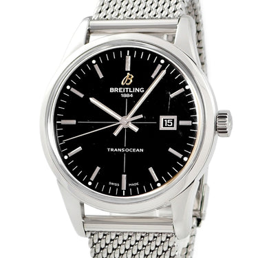 腕時計 ブライトリング BREITLING トランスオーシャン A10360 A036B91OCA 自動巻き メンズ ブラック 黒 デイト バー ラウンド