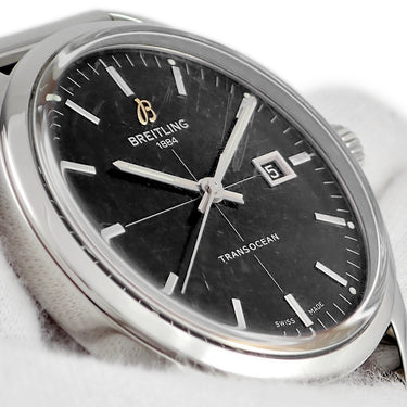 腕時計 ブライトリング BREITLING トランスオーシャン A10360 A036B91OCA 自動巻き メンズ ブラック 黒 デイト バー ラウンド