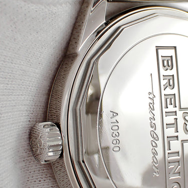腕時計 ブライトリング BREITLING トランスオーシャン A10360 A036B91OCA 自動巻き メンズ ブラック 黒 デイト バー ラウンド