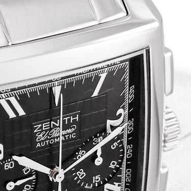 腕時計 ゼニス ZENITH グランドポートロワイヤル エルプリメロ 03.0550.400/22.M550 自動巻き メンズ ブラック クロノグラフ