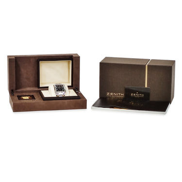 腕時計 ゼニス ZENITH グランドポートロワイヤル エルプリメロ 03.0550.400/22.M550 自動巻き メンズ ブラック クロノグラフ