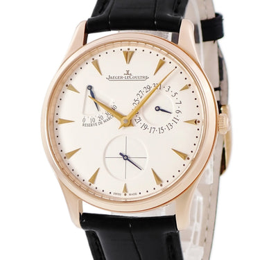 腕時計 ジャガールクルト JAEGER LECOULTRE マスター ウルトラスリム リザーブドマルシェ Q1372520 176.2.38.S 自動巻き メンズ K18PG無垢