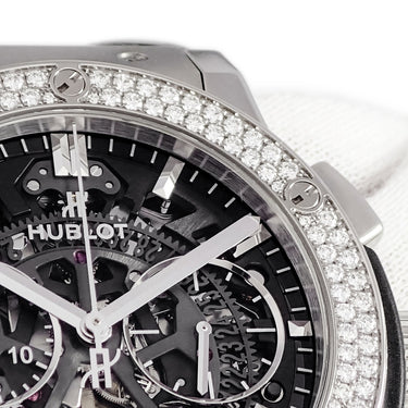 腕時計 ウブロ HUBLOT クラシックフュージョン アエロフュージョン クロノグラフ 525.NX.0170.LR.1104 自動巻き メンズ 純正ダイヤ