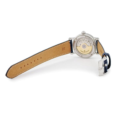 腕時計 クロノスイス CHRONOSWISS カイロス レディ CH2023 自動巻き レディース ギョーシェ 青針 デイト アラビア コインエッジ