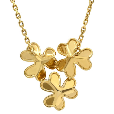 ヴァンクリーフアーペル Van Cleef & Arpels フリヴォル ペンダント 3フラワー ミニモデル VCARP2DU00 イエローゴールド K18YG ダイヤモンド ネックレス 18K ダイヤ